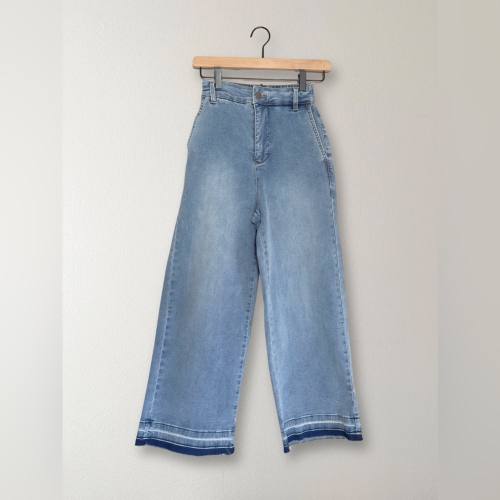 *NWT* Universal Standard Diana High Rise Stretchy Wide Leg Jeans 00 waist 24-25”